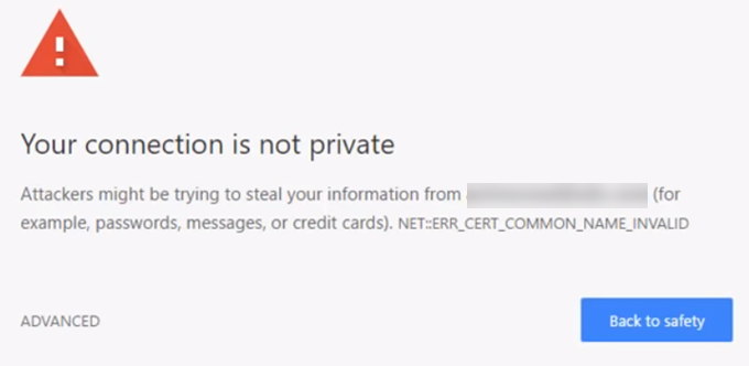 How To Fix “Your Connection Is Not Private” Error In Google Chrome