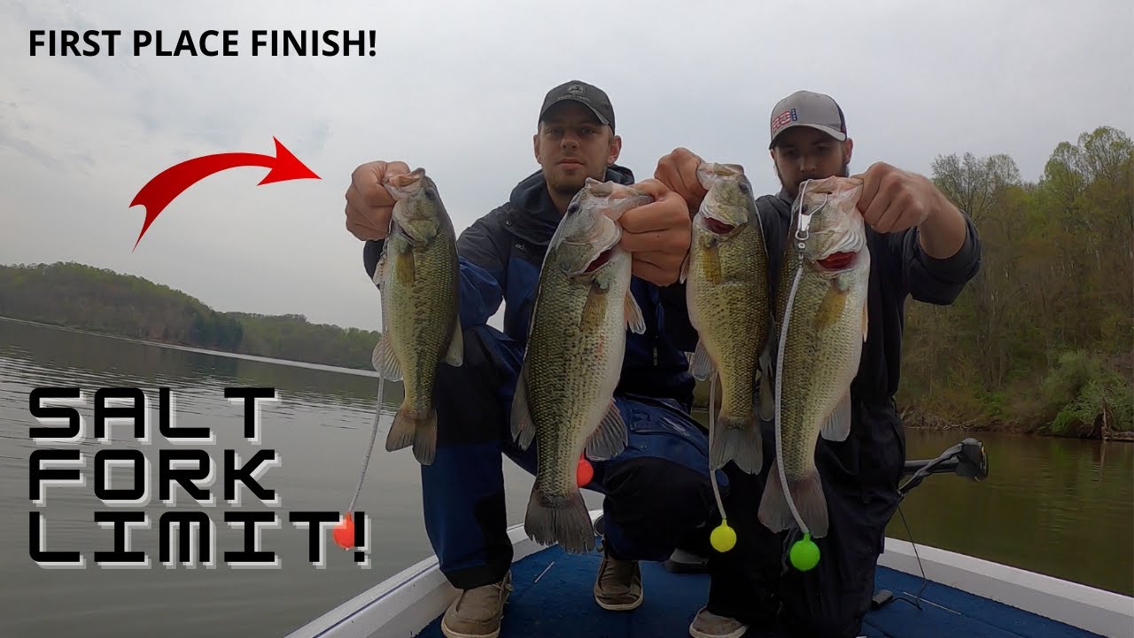 First Place Finish Salt Fork Lake! Nice Limit With My Dude Ethan! - Youtube