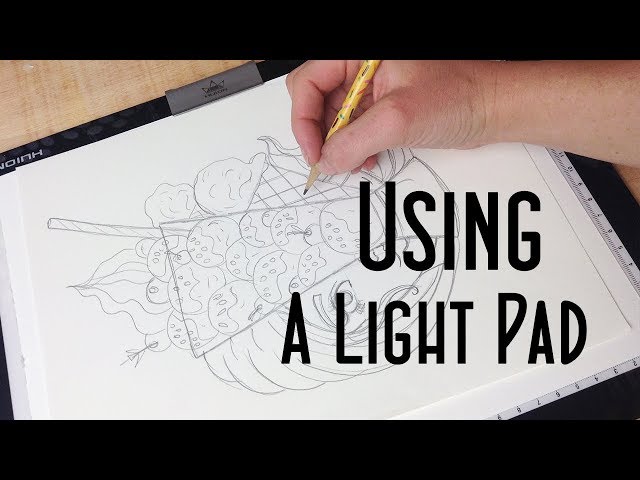 How To Use A Light Pad Or Light Box + Huion Light Pad Demo And Review -  Youtube