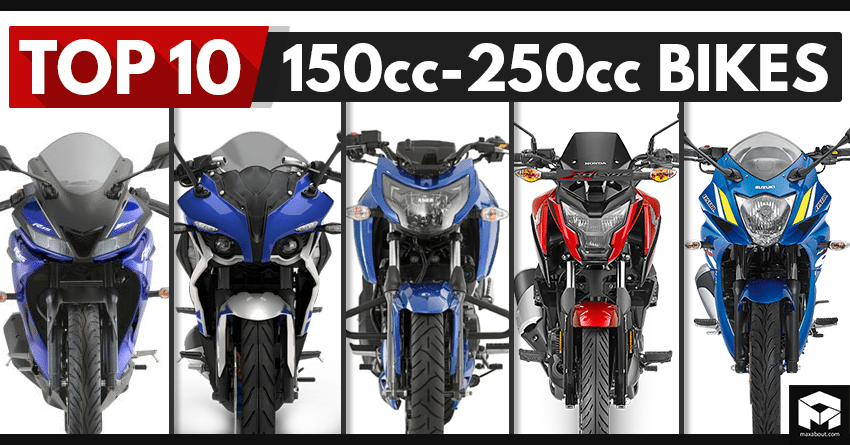 Top 10 Best-Selling 150Cc-250Cc Bikes In India (August 2018) - Maxabout News